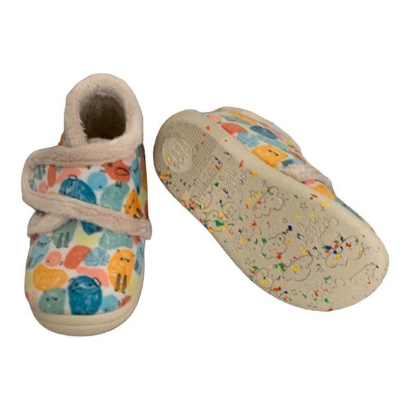 GIOSEPPO Funny Animals Velcro Strap Slippers in White - Picture 4 of 4